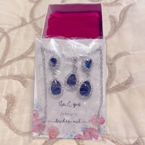 Teardrop Earrings and Necklace Set💎